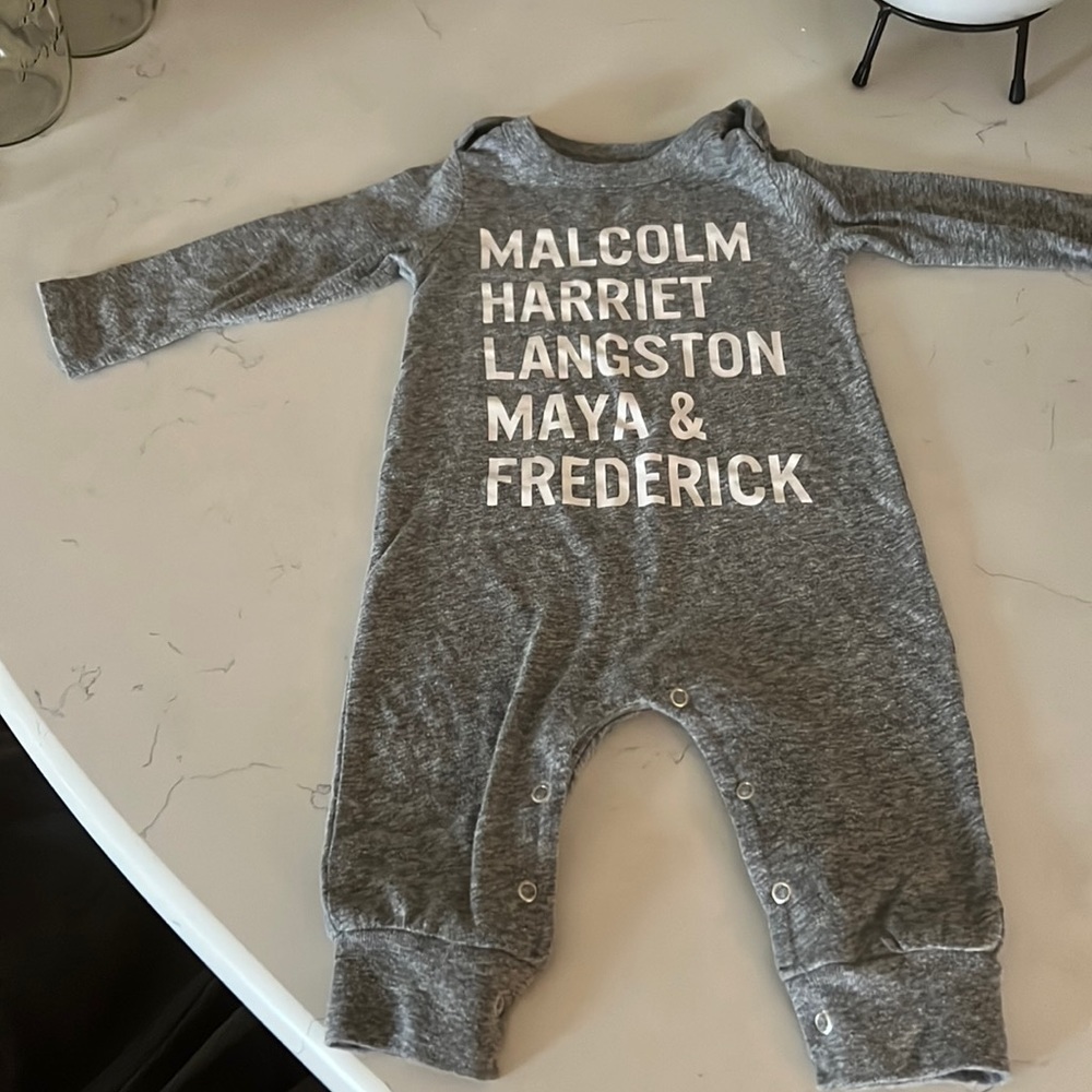 Onsie- Inspiring People/Black History/American History 6-9 months